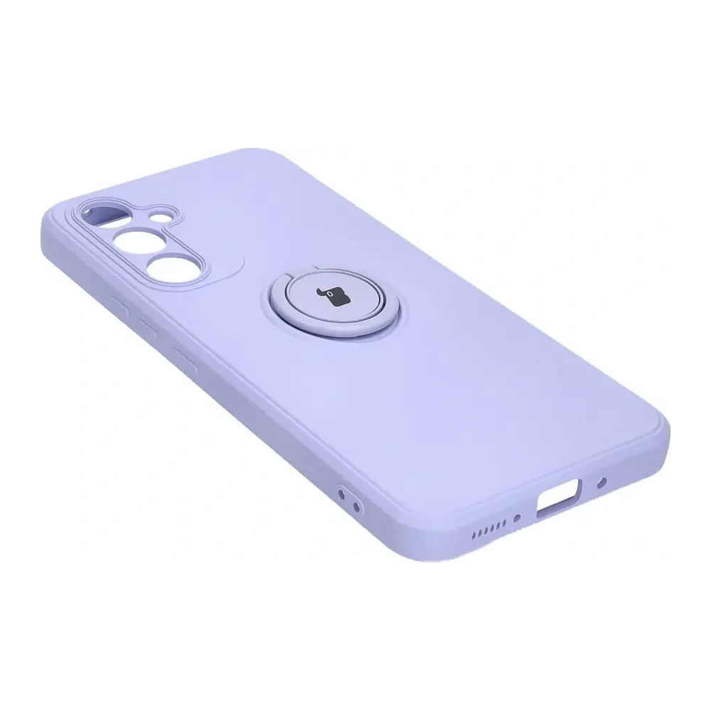 Hurtownia GSM - Etui Bizon Case Silicone Ring Sq do Samsung Galaxy A54 5G jasnofioletowe - BIZ7537 - {ean13} - Hurt