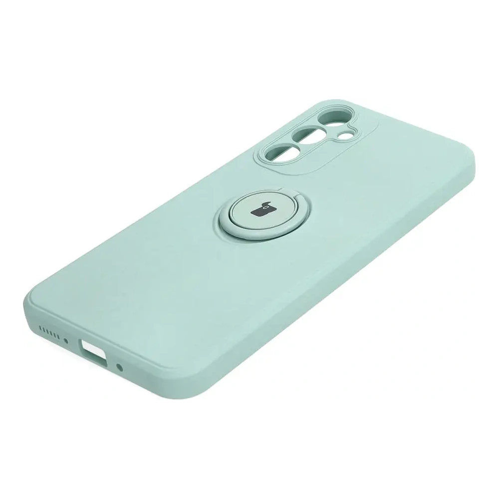 Hurtownia GSM - Etui Bizon Case Silicone Ring Sq do Samsung Galaxy A54 5G turkusowe - BIZ7538 - {ean13} - Hurt
