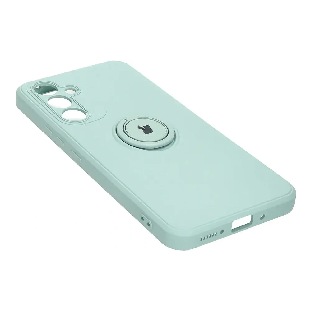 Hurtownia GSM - Etui Bizon Case Silicone Ring Sq do Samsung Galaxy A54 5G turkusowe - BIZ7538 - {ean13} - Hurt