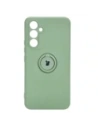 Bizon Case Silicone Ring Sq do Samsung Galaxy A54 5G verde deschis