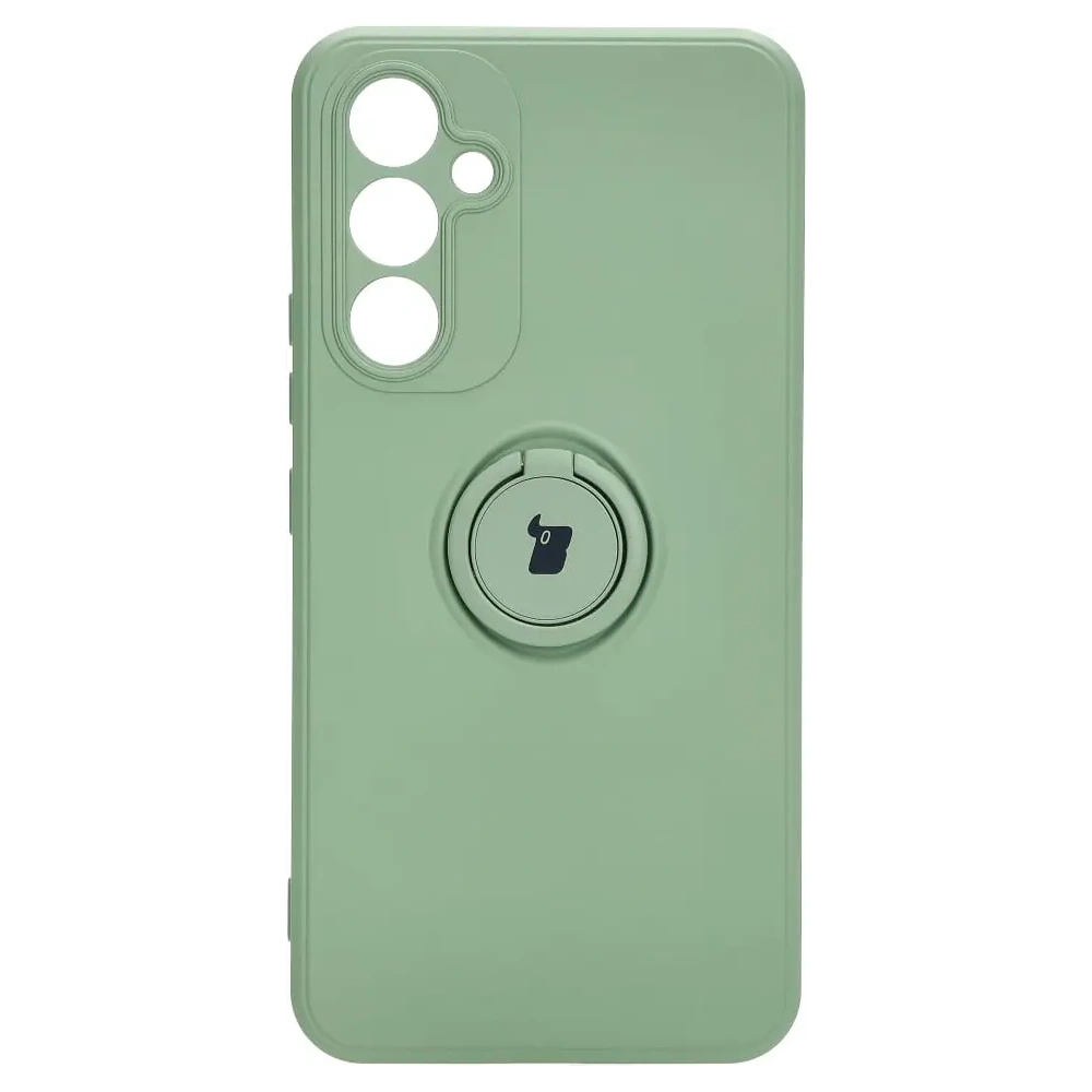 Hurtownia GSM - Etui Bizon Case Silicone Ring Sq do Samsung Galaxy A54 5G jasnozielone - BIZ7539 - {ean13} - Hurt