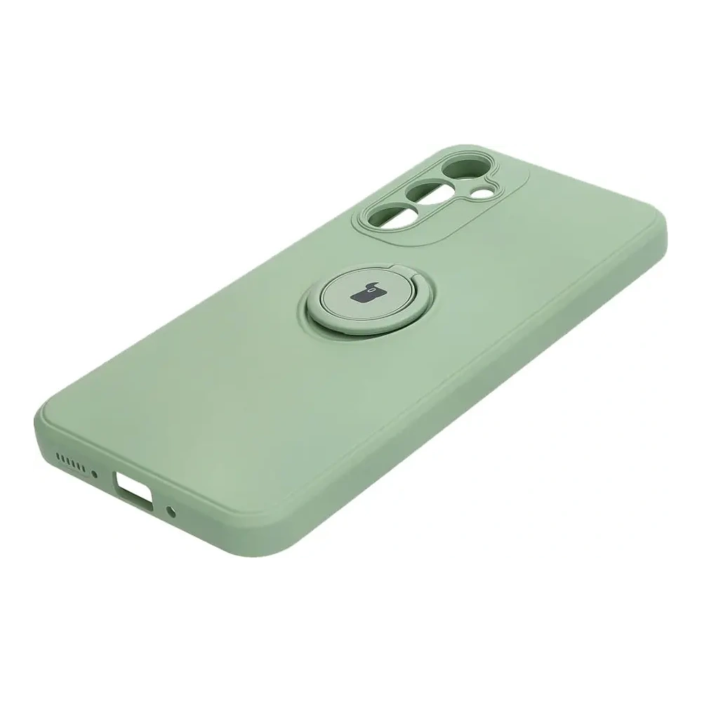 Hurtownia GSM - Etui Bizon Case Silicone Ring Sq do Samsung Galaxy A54 5G jasnozielone - BIZ7539 - {ean13} - Hurt