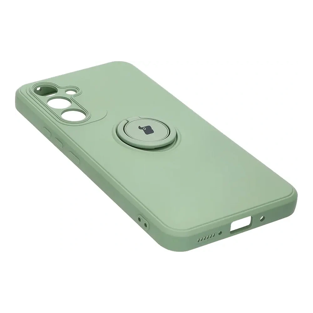 Hurtownia GSM - Etui Bizon Case Silicone Ring Sq do Samsung Galaxy A54 5G jasnozielone - BIZ7539 - {ean13} - Hurt