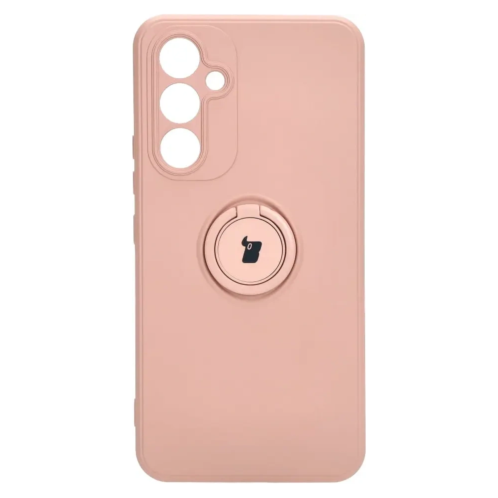 Hurtownia GSM - Etui Bizon Case Silicone Ring Sq do Samsung Galaxy A54 5G jasnoróżowe - BIZ7540 - {ean13} - Hurt