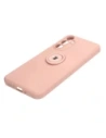 Hurtownia GSM - Etui Bizon Case Silicone Ring Sq do Samsung Galaxy A54 5G jasnoróżowe - BIZ7540 - {ean13} - Hurt