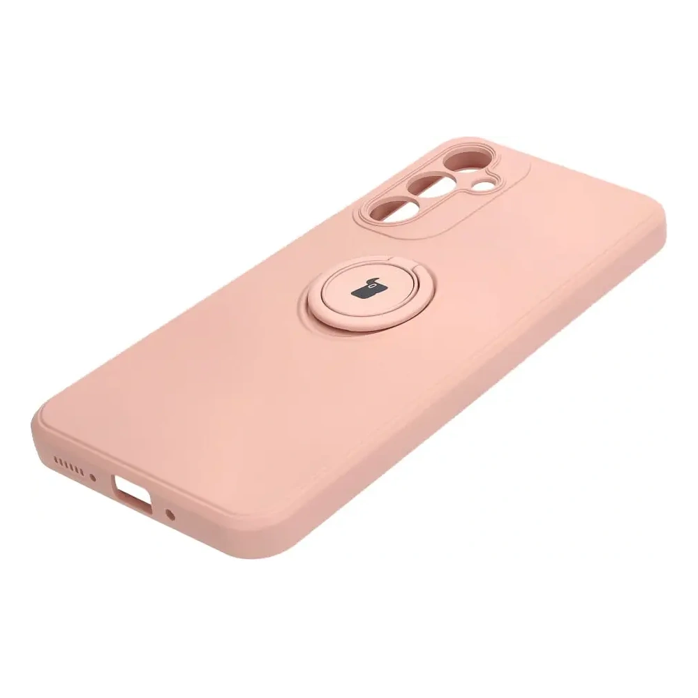 Hurtownia GSM - Bizon Case Silicone Ring Sq do Samsung Galaxy A54 5G roz deschis - BIZ7540 - {ean13} - Hurt