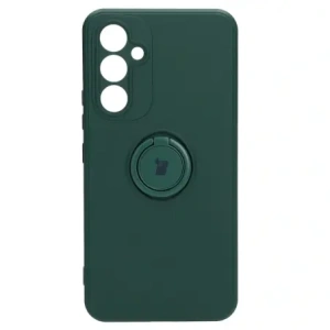 Hurtownia GSM - Bizon Case Silicone Ring Sq do Samsung Galaxy A54 5G verde închis - BIZ7541 - {ean13} - Hurt