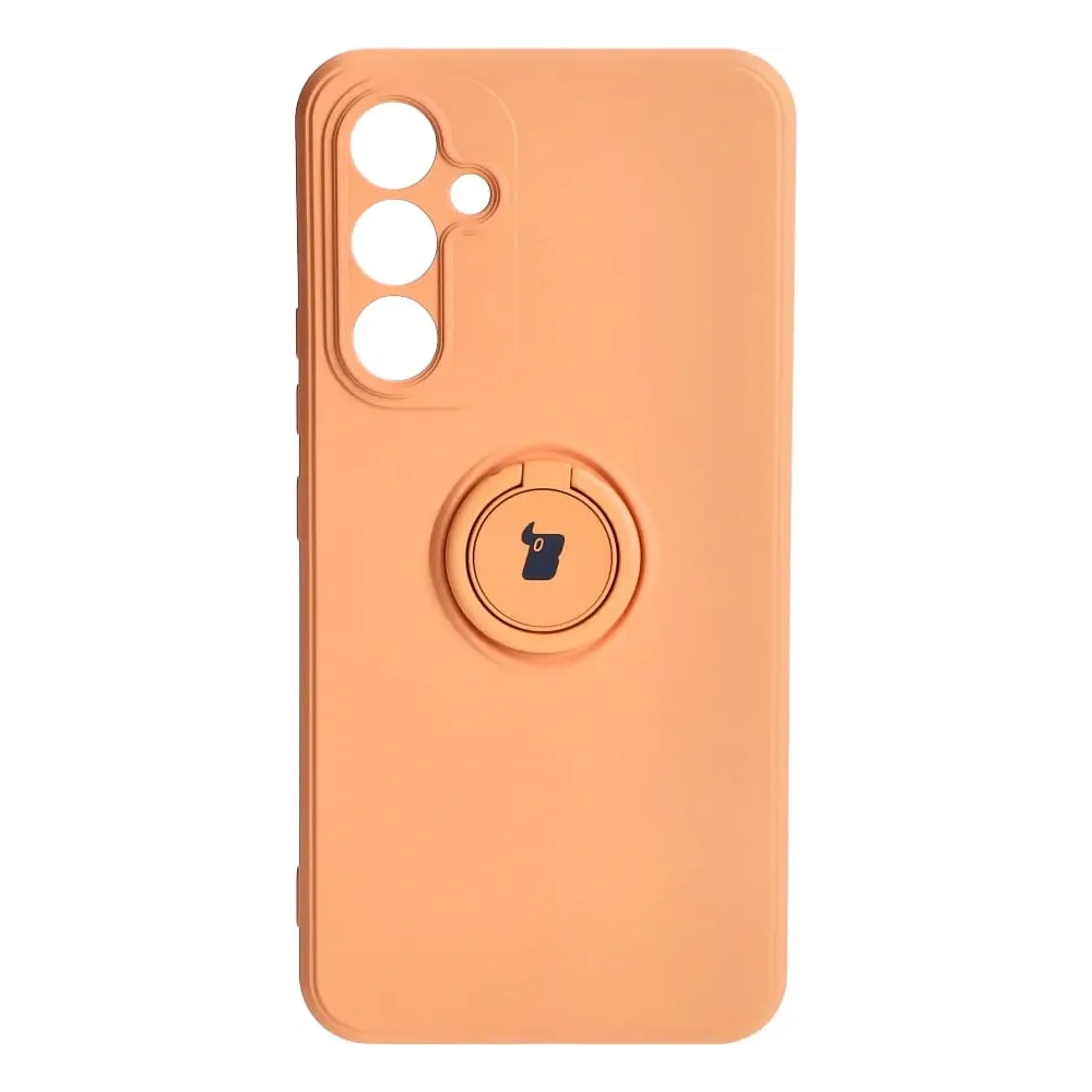Hurtownia GSM - Etui Bizon Case Silicone Ring Sq do Samsung Galaxy A54 5G pomarańczowe - BIZ7542 - {ean13} - Hurt