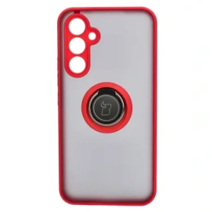 Wholesale Bizon Case Hybrid Ring Samsung Galaxy A54 5G smoky with a red frame - BIZ7544 - {ean13} - Hurt
