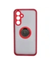 Hurtownia GSM - Bizon Case Hybrid Ring Samsung Galaxy A54 5G füstös, piros kerettel - BIZ7544 - {ean13} - Hurt