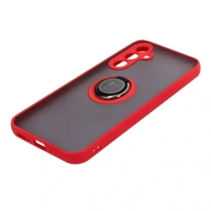 Wholesale Bizon Case Hybrid Ring Samsung Galaxy A54 5G smoky with a red frame - BIZ7544 - {ean13} - Hurt