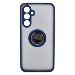 Wholesale Bizon Case Hybrid Ring Samsung Galaxy A54 5G smoky with a navy blue frame - BIZ1208 - {ean13} - Hurt