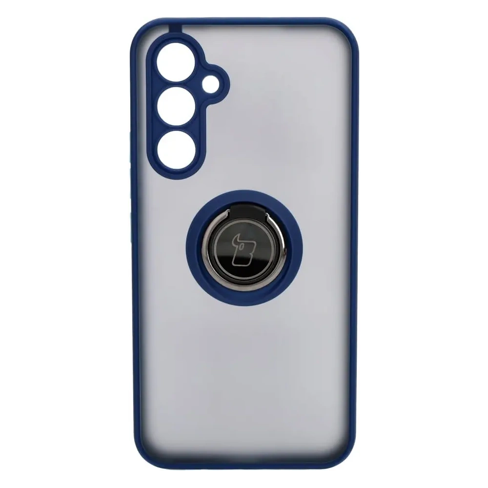 Hurtownia GSM - Bizon Case Hybrid Ring Samsung Galaxy A54 5G rauchig mit einem marineblauen Rahmen - BIZ1208 - {ean13} - Hurt