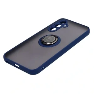 Wholesale Bizon Case Hybrid Ring Samsung Galaxy A54 5G smoky with a navy blue frame - BIZ1208 - {ean13} - Hurt