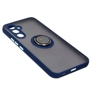 Wholesale Bizon Case Hybrid Ring Samsung Galaxy A54 5G smoky with a navy blue frame - BIZ1208 - {ean13} - Hurt