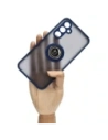 Hurtownia GSM - Bizon Case Hybrid Ring Samsung Galaxy A54 5G rauchig mit einem marineblauen Rahmen - BIZ1208 - {ean13} - Hurt