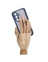 Hurtownia GSM - Etui z uchwytem na palec Bizon Case Hybrid Ring do Samsung Galaxy A54 5G przydymione z granatową ramką - BIZ1208 - {ean13} - Hurt