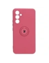 Bizon Case Silicone Ring Sq do Samsung Galaxy A54 5G dirty pink
