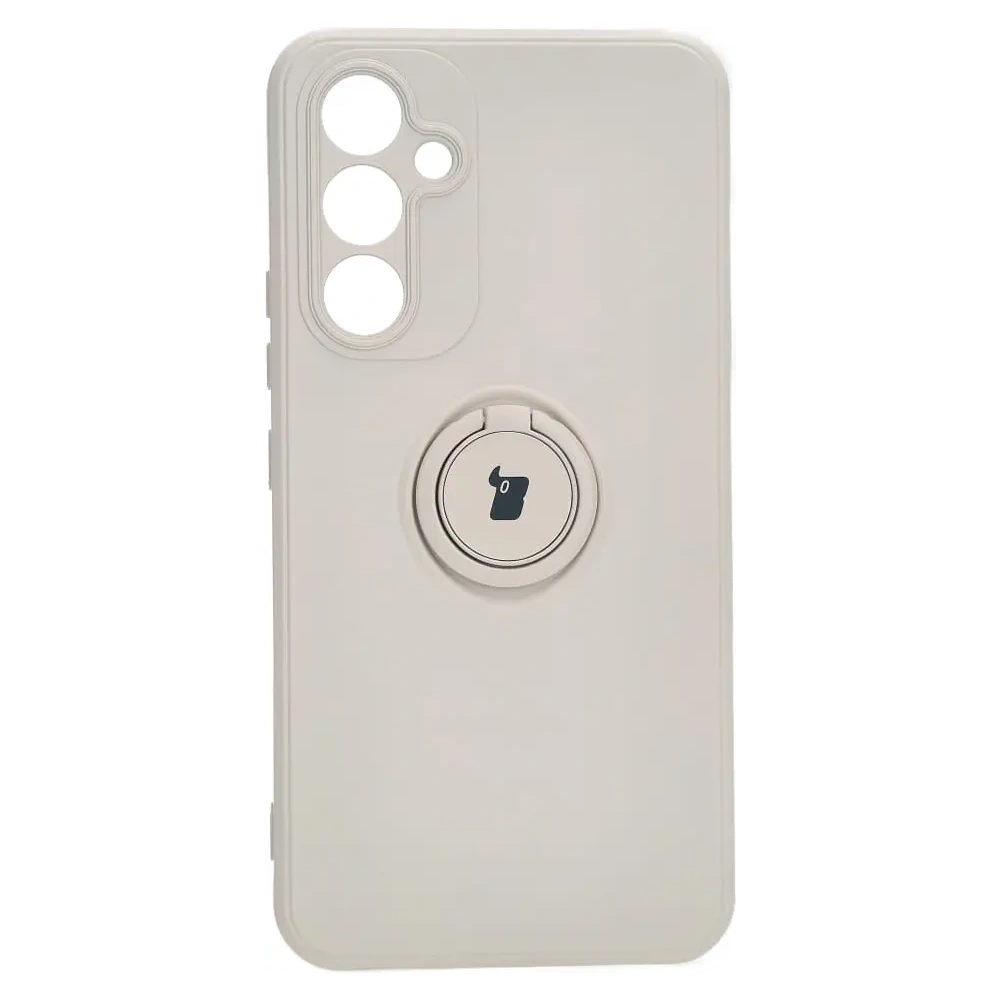 Hurtownia GSM - Etui Bizon Case Silicone Ring Sq do Samsung Galaxy A54 5G beżowe - BIZ7547 - {ean13} - Hurt