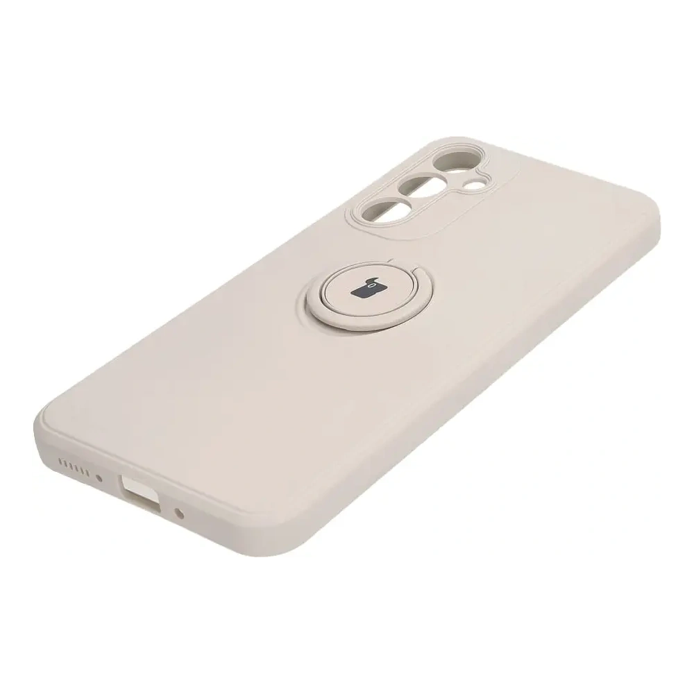 Hurtownia GSM - Bizon Case Silicone Ring Sq pentru Samsung Galaxy A54 5G bej - BIZ7547 - {ean13} - Hurt