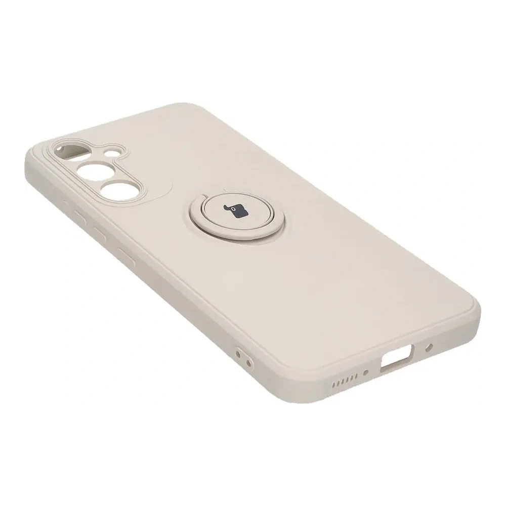 Hurtownia GSM - Etui Bizon Case Silicone Ring Sq do Samsung Galaxy A54 5G beżowe - BIZ7547 - {ean13} - Hurt