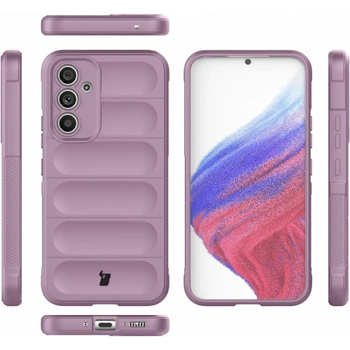 Pancerne etui Bizon Case Tur do Samsung Galaxy A54 5G jasnofioletowe
