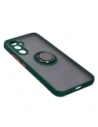 Hurtownia GSM - Etui z uchwytem na palec Bizon Case Hybrid Ring do Samsung Galaxy A54 5G przydymione z ciemnozieloną ramką - BIZ1213 - {ean13} - Hurt