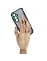 Hurtownia GSM - Etui z uchwytem na palec Bizon Case Hybrid Ring do Samsung Galaxy A54 5G przydymione z ciemnozieloną ramką - BIZ1213 - {ean13} - Hurt