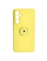 Bizon Case Silikonring Sq für Samsung Galaxy A54 5G gelb
