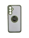 Hurtownia GSM - Etui z uchwytem na palec Bizon Case Hybrid Ring do Samsung Galaxy A54 5G przydymione z zieloną ramką - BIZ7550 - {ean13} - Hurt
