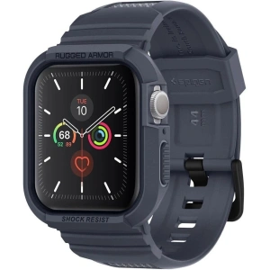 Etui Spigen Rugged Armor Pro Apple Watch 4/5/6/7/SE 44/45mm Gri cărbune