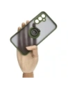 Hurtownia GSM - Etui z uchwytem na palec Bizon Case Hybrid Ring do Samsung Galaxy A54 5G przydymione z zieloną ramką - BIZ7550 - {ean13} - Hurt