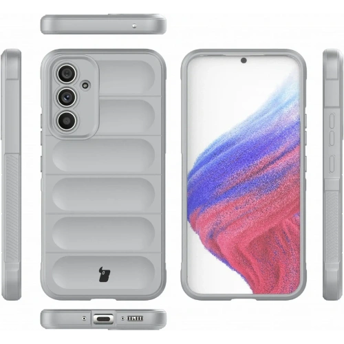 Pancerne etui Bizon Case Tur do Samsung Galaxy A54 5G jasnoszare