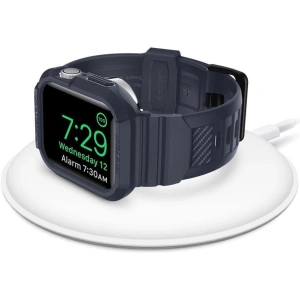Etui Spigen Rugged Armor Pro Apple Watch 4/5/6/7/SE 44/45mm Gri cărbune