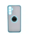 Hurtownia GSM - Bizon Case Hybrid Ring Samsung Galaxy A54 5G fumuriu cu un cadru albastru deschis - BIZ1220 - {ean13} - Hurt