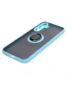 Wholesale Bizon Case Hybrid Ring Samsung Galaxy A54 5G smoky with a light blue frame - BIZ1220 - {ean13} - Hurt