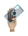 Hurtownia GSM - Bizon Case Hybrid Ring Samsung Galaxy A54 5G fumuriu cu un cadru albastru deschis - BIZ1220 - {ean13} - Hurt
