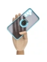 Hurtownia GSM - Bizon Case Hybrid Ring Samsung Galaxy A54 5G fumuriu cu un cadru albastru deschis - BIZ1220 - {ean13} - Hurt