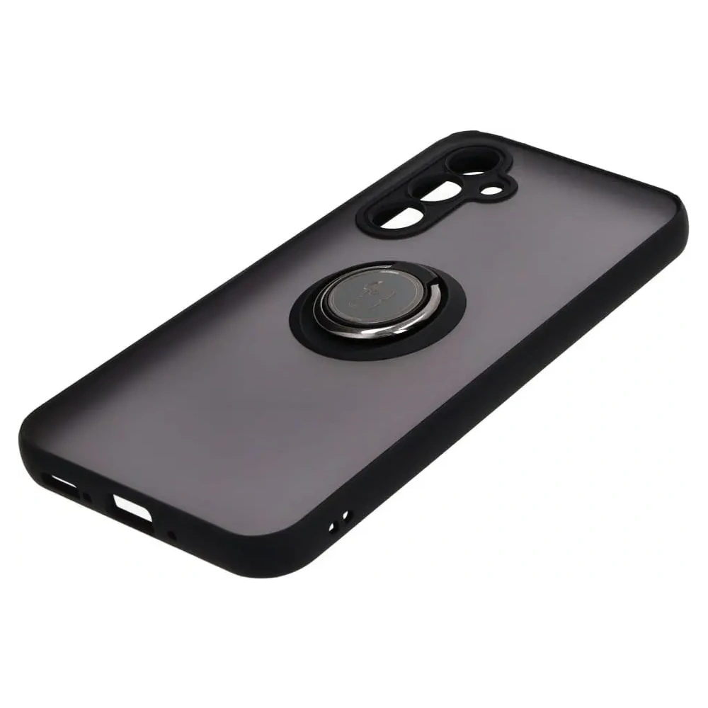 Hurtownia GSM - Etui z uchwytem na palec Bizon Case Hybrid Ring do Samsung Galaxy A54 5G przydymione z czarną ramką - BIZ1221 - {ean13} - Hurt