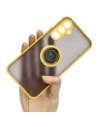 Hurtownia GSM - Bizon Case Hybrid Ring Samsung Galaxy A54 5G fumuriu cu un cadru galben - BIZ7552 - {ean13} - Hurt