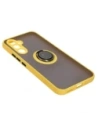 Hurtownia GSM - Bizon Case Hybrid Ring Samsung Galaxy A54 5G fumuriu cu un cadru galben - BIZ7552 - {ean13} - Hurt