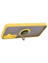 Wholesale Bizon Case Hybrid Ring Samsung Galaxy A54 5G smoky with a yellow frame - BIZ7552 - {ean13} - Hurt