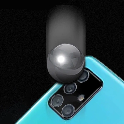 Szkło na aparat Bizon Glass Lens do Samsung Galaxy A71 [2 PACK]