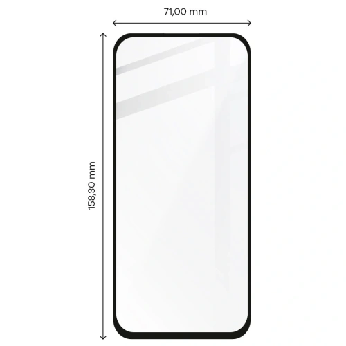 2x szkło hartowane Bizon Glass Edge + ochrona na obiektyw Samsung Galaxy A71 czarne