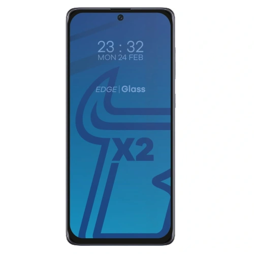2x szkło hartowane Bizon Glass Edge + ochrona na obiektyw Samsung Galaxy A71 czarne