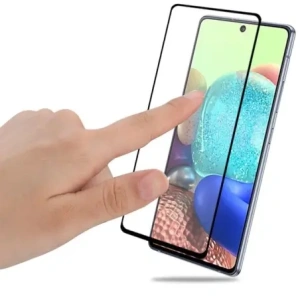 Wholesale Bizon Glass Edge 2x tempered glass + lens protection Samsung Galaxy A71 black - BIZ7556 - {ean13} - Hurt