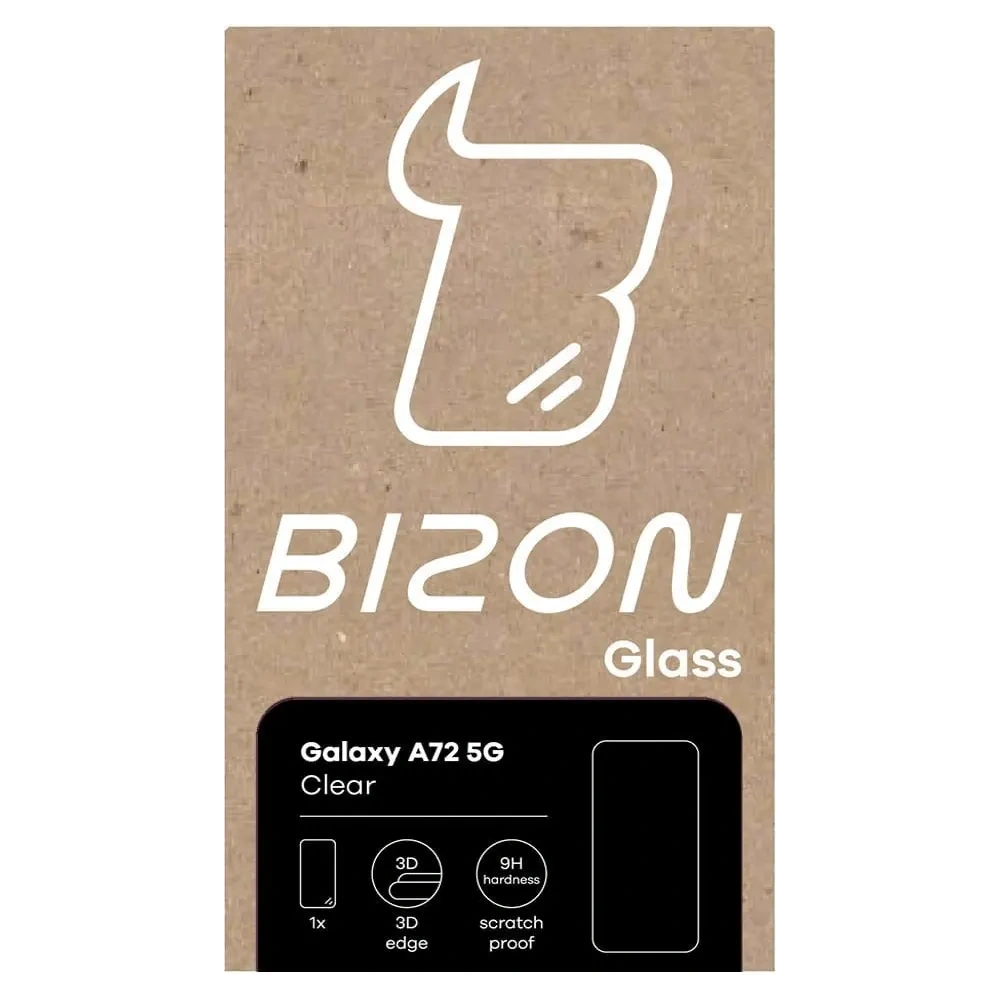 Hurtownia GSM - 3x szkło hartowane Bizon Glass Clear do Samsung Galaxy A72 5G - BIZ7558 - {ean13} - Hurt