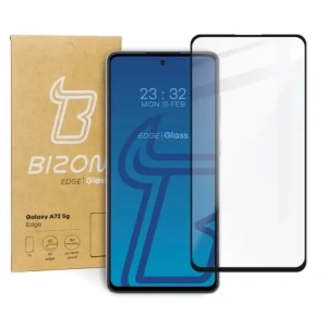 Hurtownia GSM - Szkło hartowane Bizon Glass Edge do Galaxy A72 5G, czarne - BIZ7559 - {ean13} - Hurt
