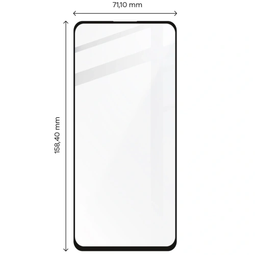 Szkło hartowane Bizon Glass Edge do Samsung Galaxy A72 5G czarne