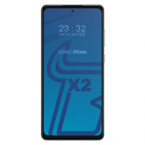 2x szkło hartowane Bizon Glass Edge + ochrona na obiektyw Samsung Galaxy A72 5G czarne